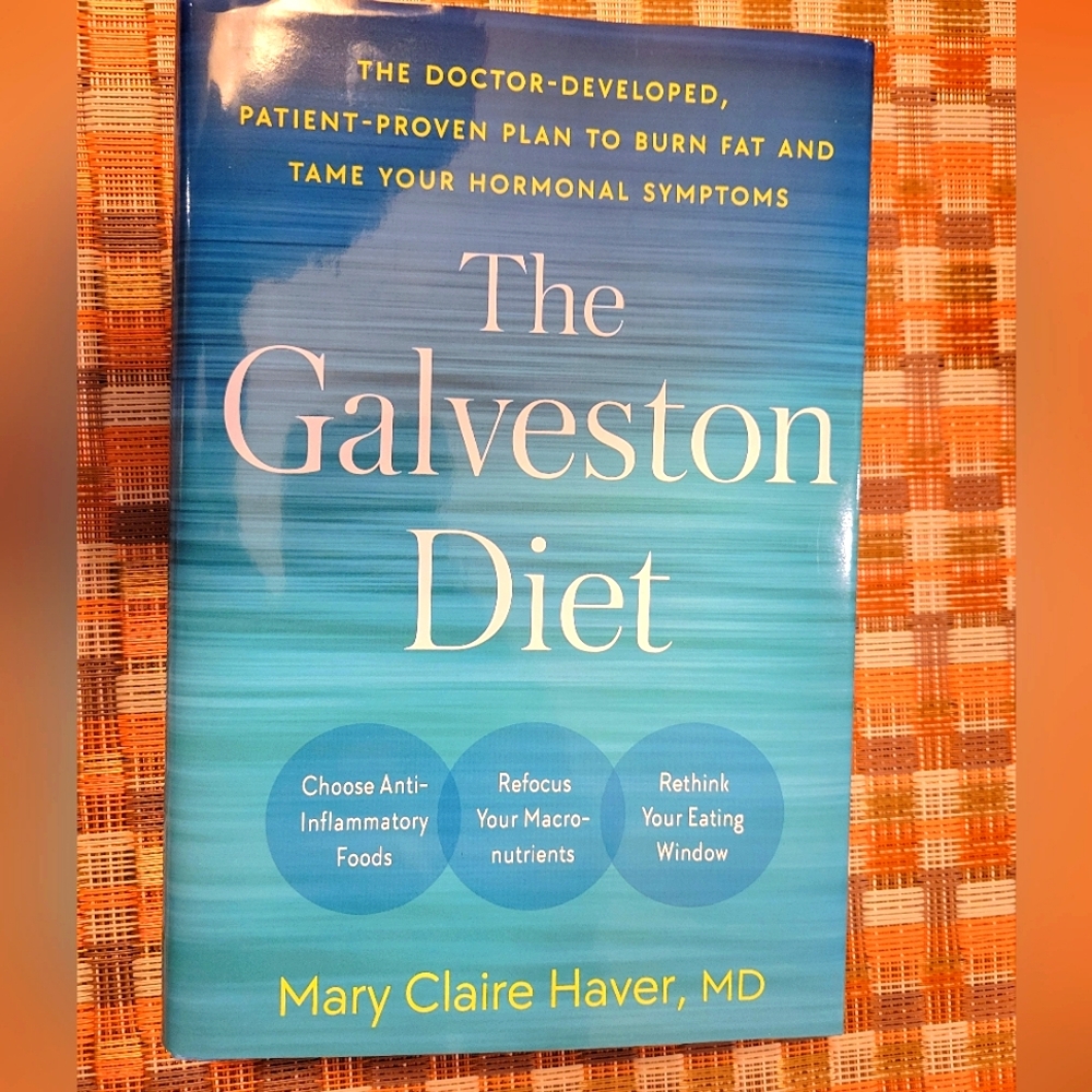 The Galveston Diet Book by Mary Claire Haver, MD - Blue Cover